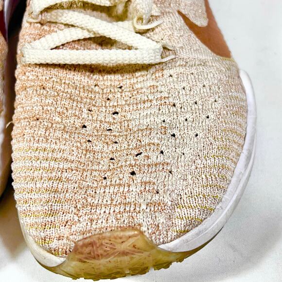 Nike Nike Air Zoom Fearless Flyknit 2 Beige Training Shoes Size 6 Womens Used - Picture 9 of 15